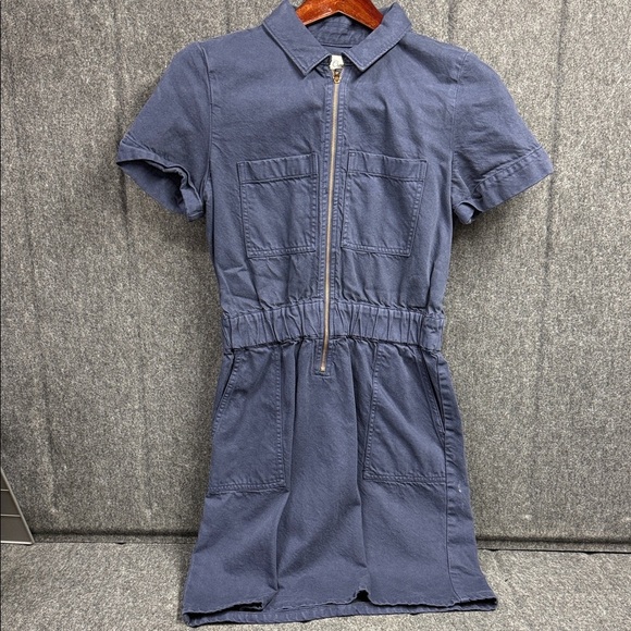 J. Crew Dresses & Skirts - J. Crew Dark Blue Mini Dress with Zipper